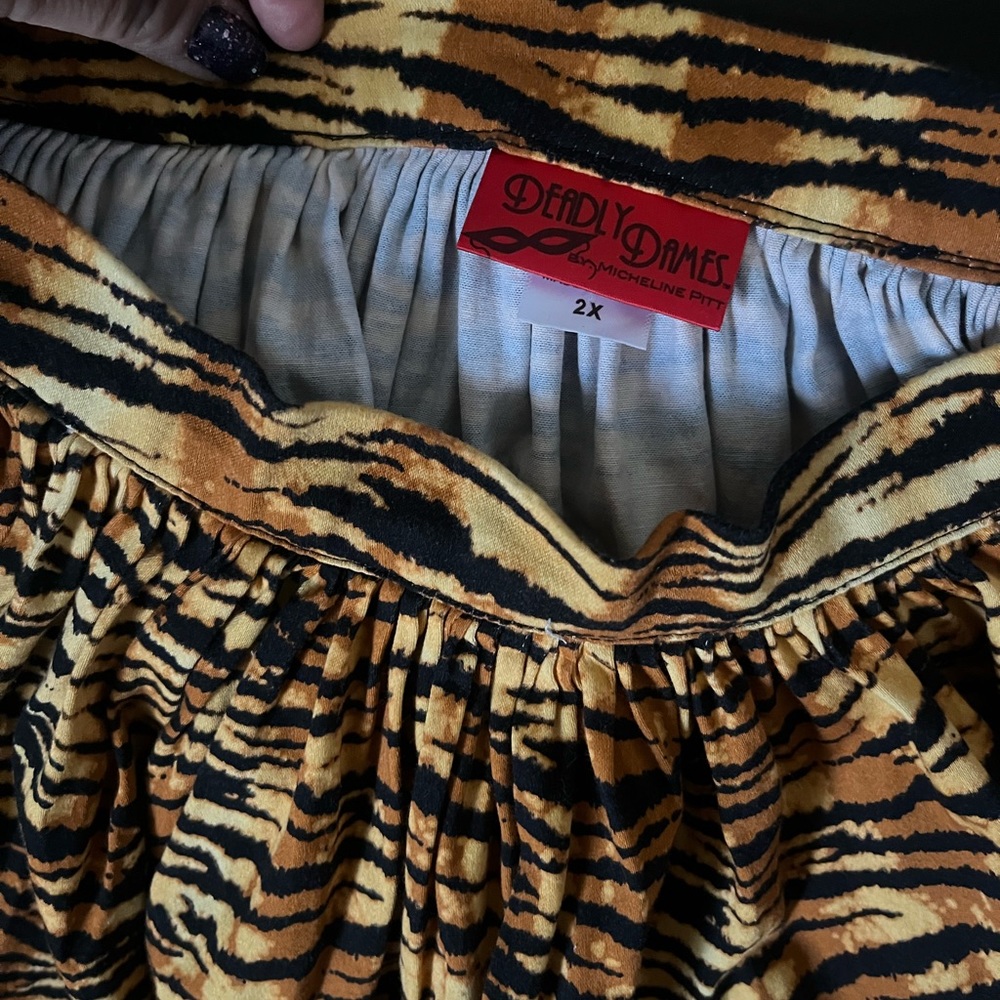 Deadly Dames Tiger Skirt